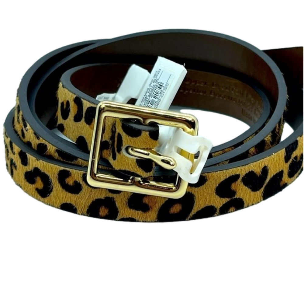 LEOPARD Belt Faux Fur NWT